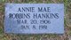  Annie Mae <I>Robbins</I> Hankins