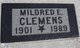  Mildred E. <I>Allen</I> Clemens