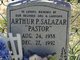  Arthur P “Pastor” Salazar