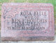  Rosa Belle <I>Rogers</I> Houchin