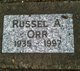  Russel A Orr