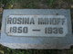  Rosina “Rosa” <I>Miller</I> Imhoof