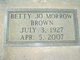  Betty Jo <I>Morrow</I> Brown