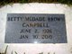  Betty Sherrill <I>McDade</I> Campbell