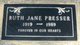  Ruth Jane <I>Hopwood</I> Presser