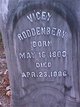  Levicey “Vicey” <I>Anderson</I> Roddenbery