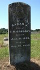  Sarah Jane <I>Scarborough</I> Gregory