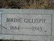  Birdie Gillispie