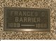  Frances Dorothy <I>Kimber</I> Barrier