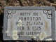  Betty Joe Johnston