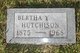  Bertha Louise <I>Yarnall</I> Hutchison