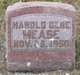  Harold Eugene “Gene” Mease