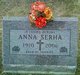  Anna <I>Weizer</I> Serha