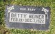 Betty Heiner