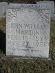  John William Hardin