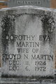  Dorothy Eva Martin