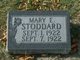  Mary E. Stoddard