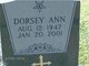  Dorsey Ann <I>Duke</I> Jung