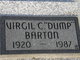  Virgil Charles “Dump” Barton