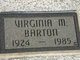  Virginia <I>Appier</I> Barton