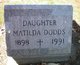  Matilda Angelina Dodds