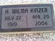  H. Wilma <I>Diehl</I> Kinzer