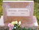  Martha Jane <I>Berg</I> Johnson