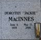  Dorothy “Jackie” MacInnes
