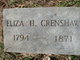  Eliza H Crenshaw
