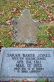  Sarah Elizabeth <I>Baker</I> Jones