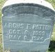  Argus F. Patton