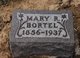  Mary R <I>Cleveland</I> Bortel