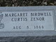  Margaret “Peggy” <I>Birdwell</I> Curtis Zenor
