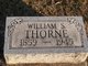  William Spencer “Bub” Thorne