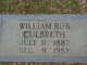  William Henry “Bub” Culbreth