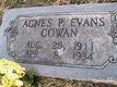  Agnes P. <I>Evans</I> Cowan
