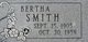  Bertha Clarinda <I>Smith</I> Smith