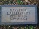 Mary <I>Ford</I> Lallerstedt