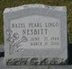 Hazel Pearl <I>Lingo</I> Nesbitt