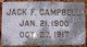  Jackson Frazer “Jack” Campbell