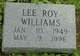  Lee Roy “Butch” Williams