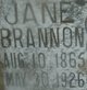  Jane <I>Abernathy</I> Brannon