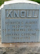 Corp Heinrich Gottlieb Albert Knoll