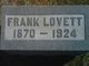  Frank Young Lovett