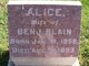  Alice <I>Stout</I> Blain
