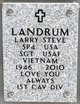 Sgt Larry Steve Landrum Photo