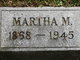  Martha M “Mattie” <I>Wright</I> Chapman