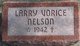  Larry Vorice Nelson