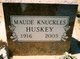  Maude Floy <I>Brackett</I> Huskey