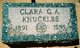  Clara Ann <I>Buffington</I> Knuckles